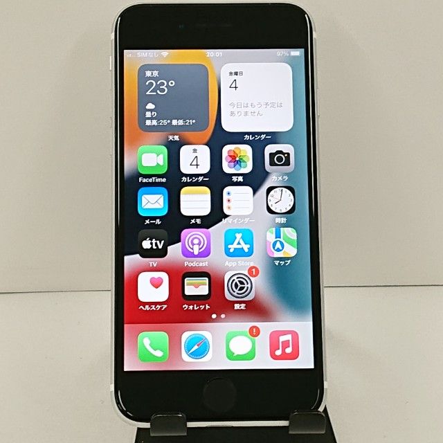 iPhoneSE ��2���� 64GB �ɥ��� �ۥ磻�� c22331