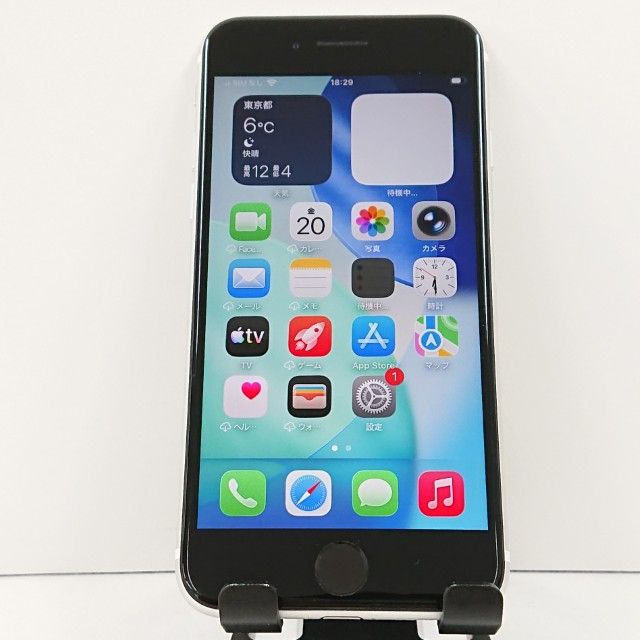 iPhoneSE ��2���� 64GB �ɥ��� �ۥ磻�� c17373