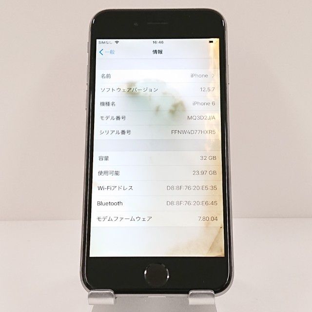 ���������ʡ�iPhone6 32GB SIM�ե꡼ ���ڡ������쥤 c18643