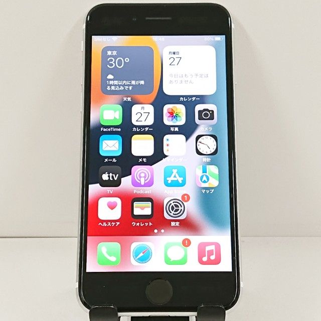 iPhoneSE ��2���� 64GB �ɥ��� �ۥ磻�� c21725
