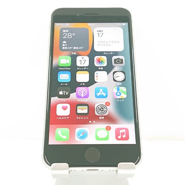 iPhoneSE ��2���� 64GB �ɥ��� �ۥ磻�� c21594