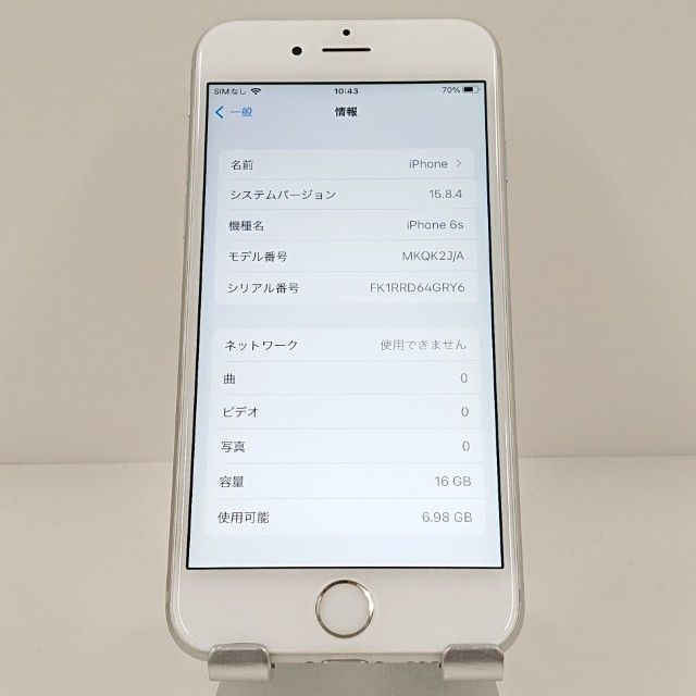 iPhone6s 16GB SIM�ե꡼ ����С� c19093