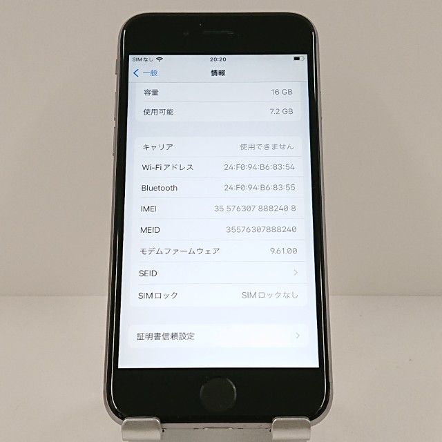 iPhone6s 16GB SIM�ե꡼ ���ڡ������쥤 c17664