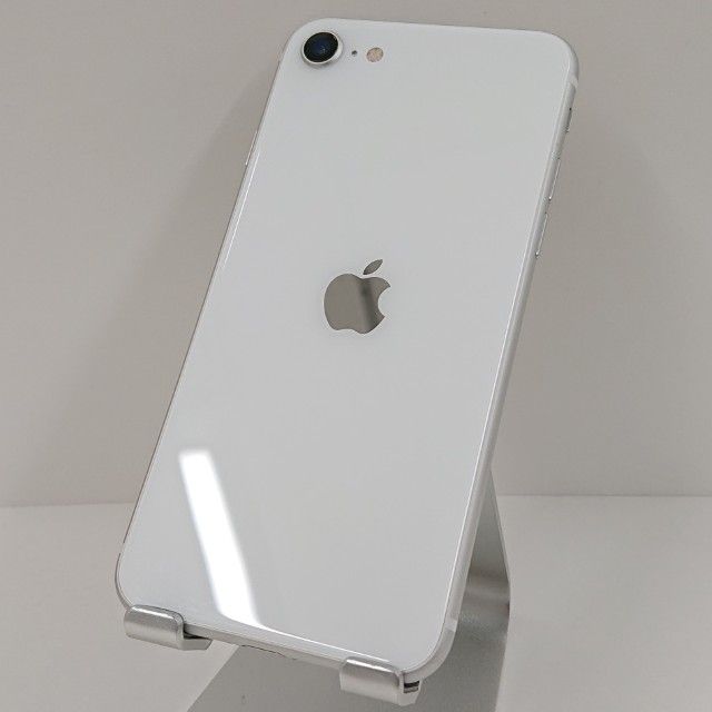 iPhoneSE ��2���� 64GB �ɥ��� �ۥ磻�� c18666