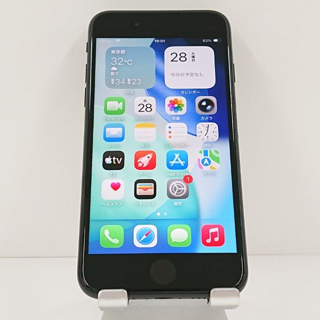 iPhoneSE ��2���� 64GB �ɥ��� �֥�å� c21740