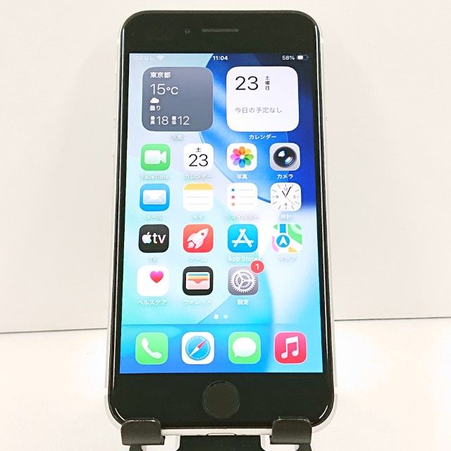 iPhoneSE ��2���� 64GB �ɥ��� �ۥ磻�� c20028
