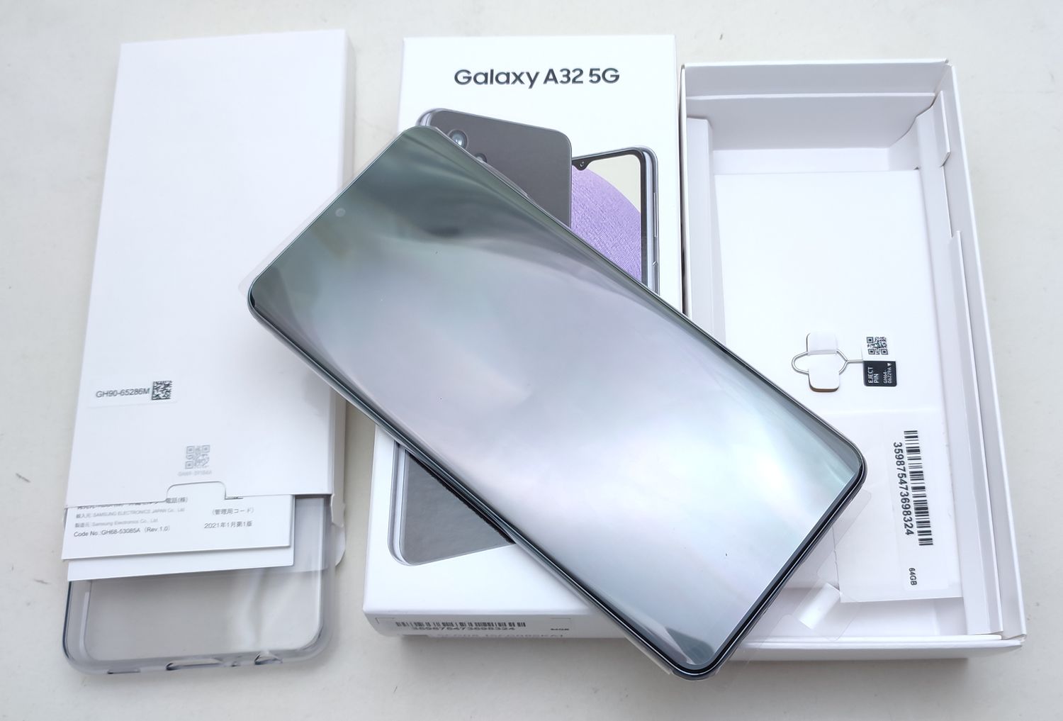ムスビー｜【新品未使用】 SCG08 Galaxy A32 5G ブラック SIMロック 