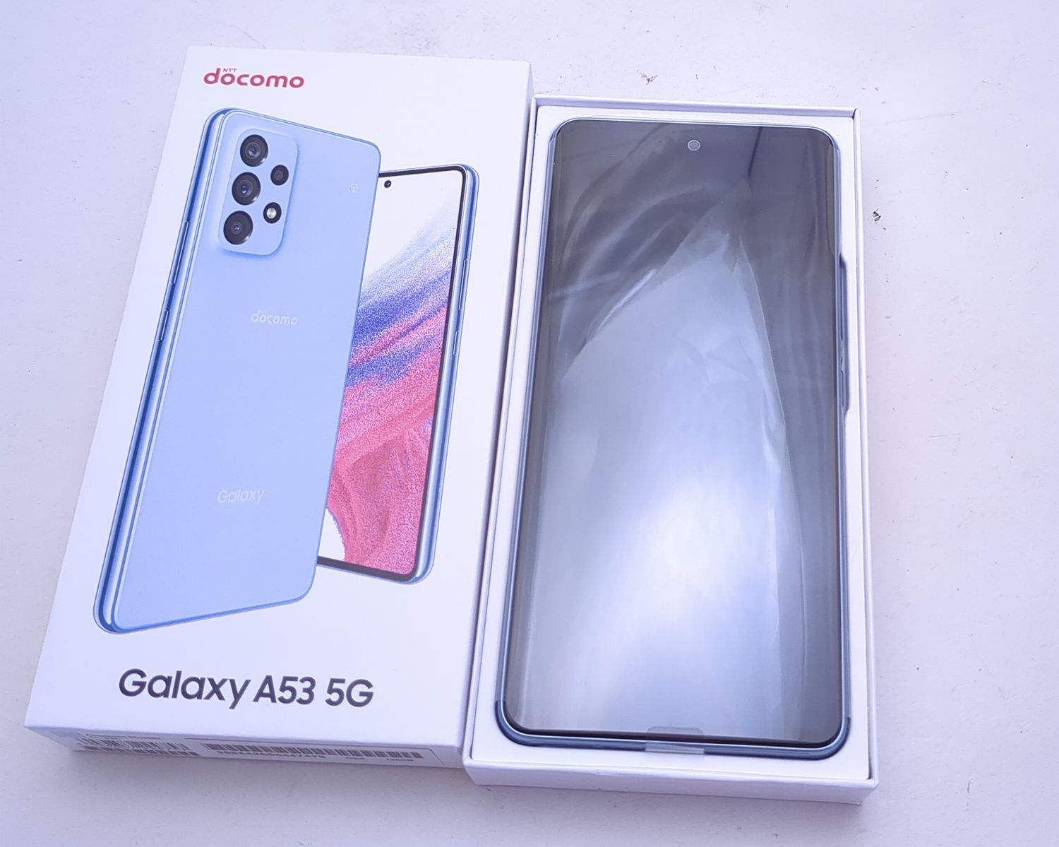 ムスビー｜【新品未使用】 SC-53C Galaxy A53 5G ブルー docomo版SIM  