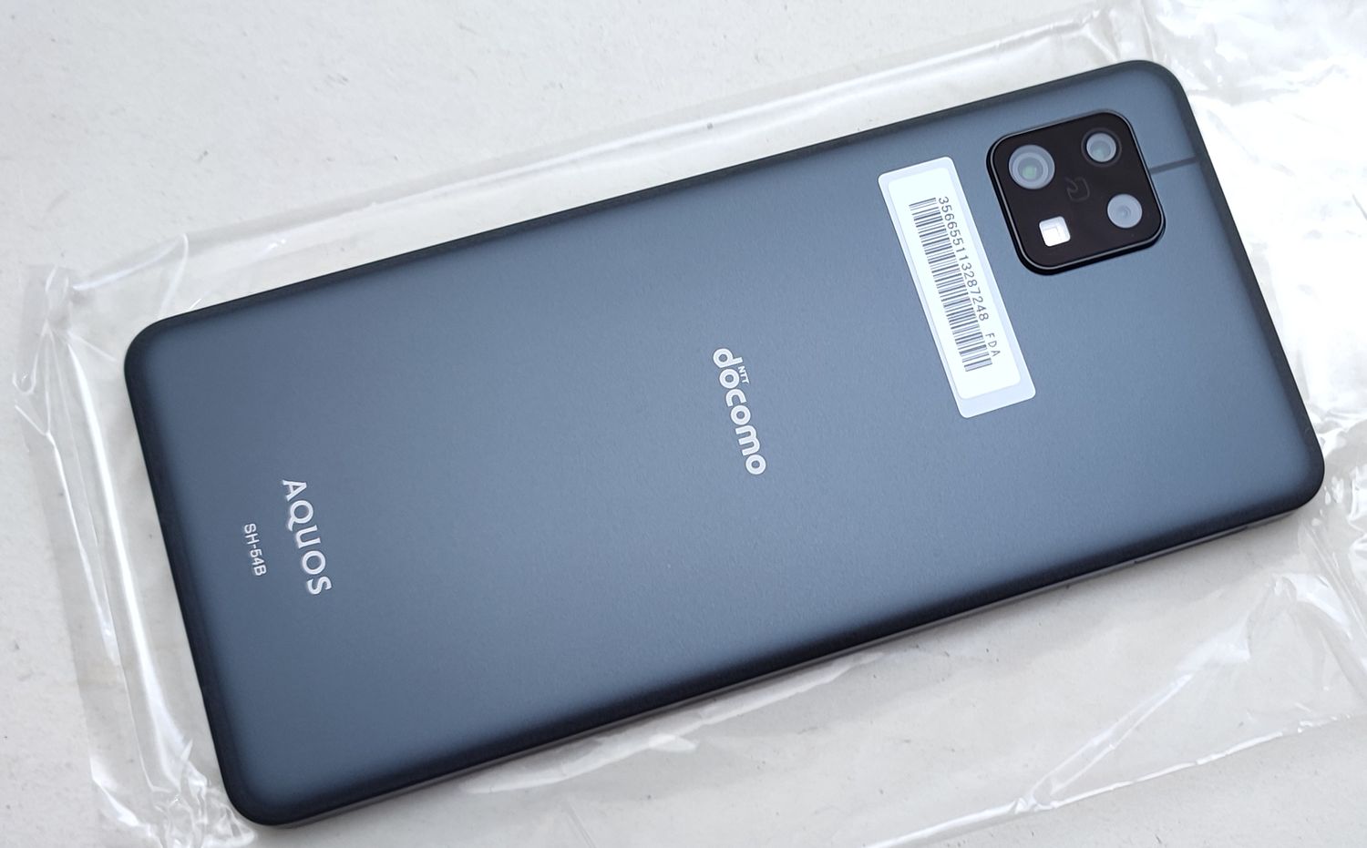 ムスビー｜【新品未使用】 SH-54B AQUOS sense6 ブラック SIMフリー 