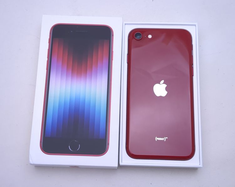 ムスビー｜【極上美品】 iPhone SE3 128GB レッド SIMロック解除済 