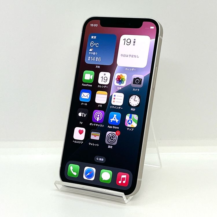 ڿƱ͡iPhone12 mini 256GB au SIMե꡼ ۥ磻 [B73]