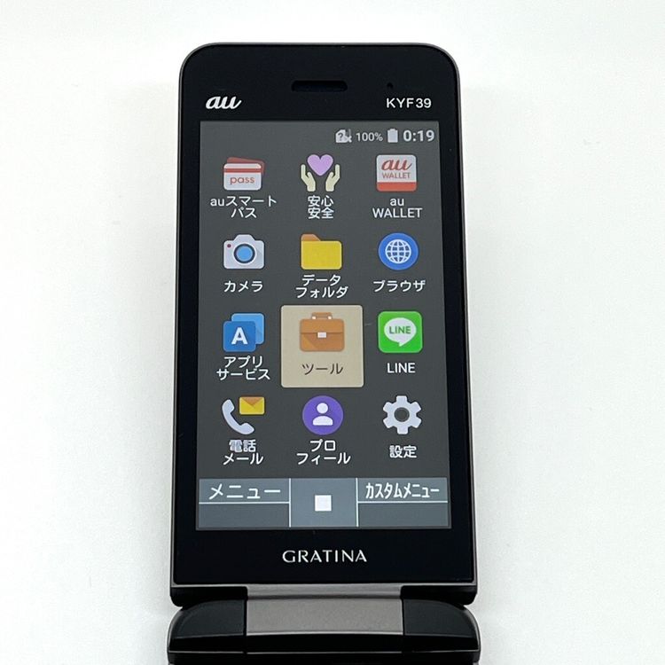 GRATINA KYF39 au SIM���å������ �� �֥�å� ����� 4G�б�