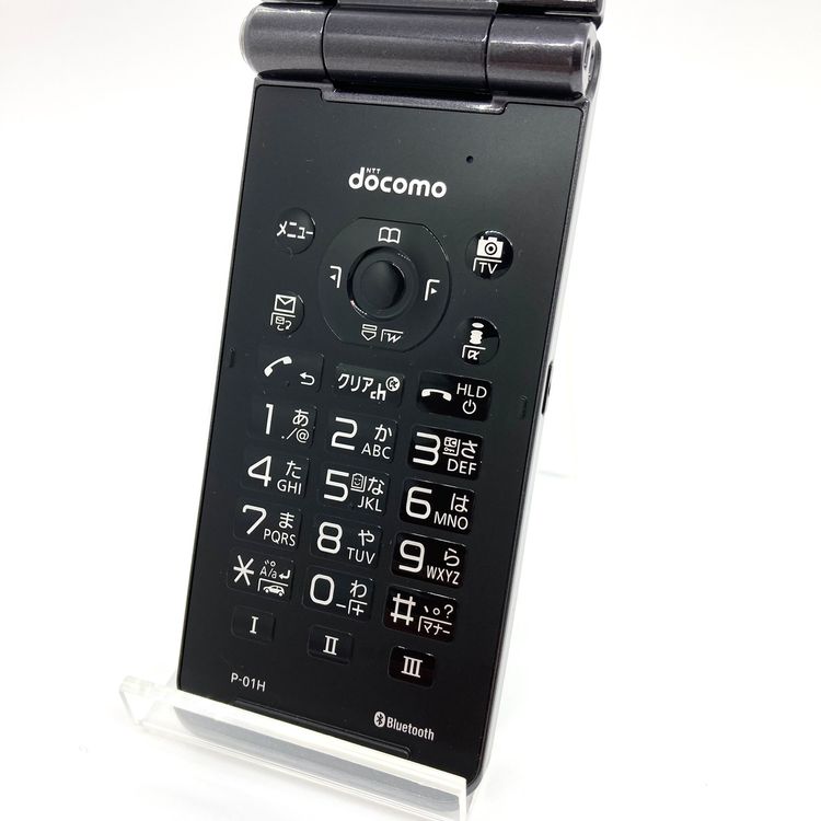 ムスビー｜docomo P-01H ダークメタル FOMA ガラケー ブラック
