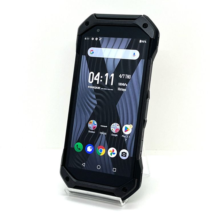 Au sim トルク スマホ 中古 TORQUE 5G 128GB レッド SIMフリー 高耐久