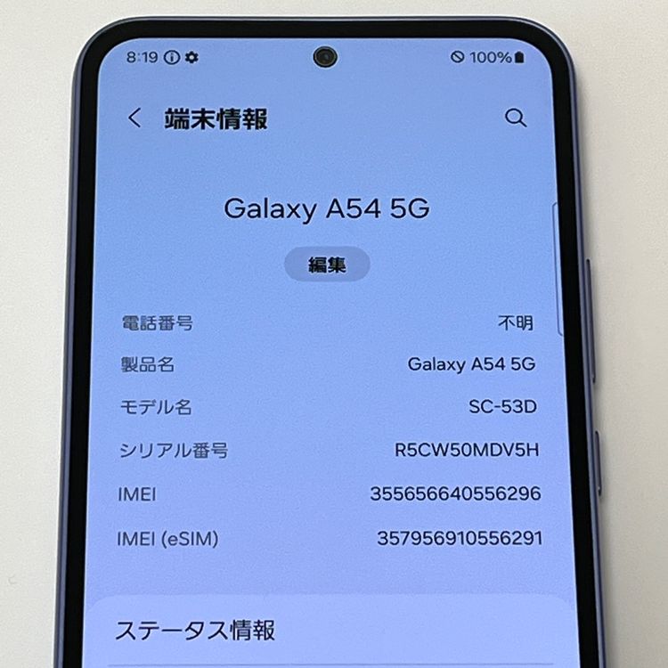 ڿƱ͡Galaxy A54 5G SC-53D docomo SIMե꡼ Хå
