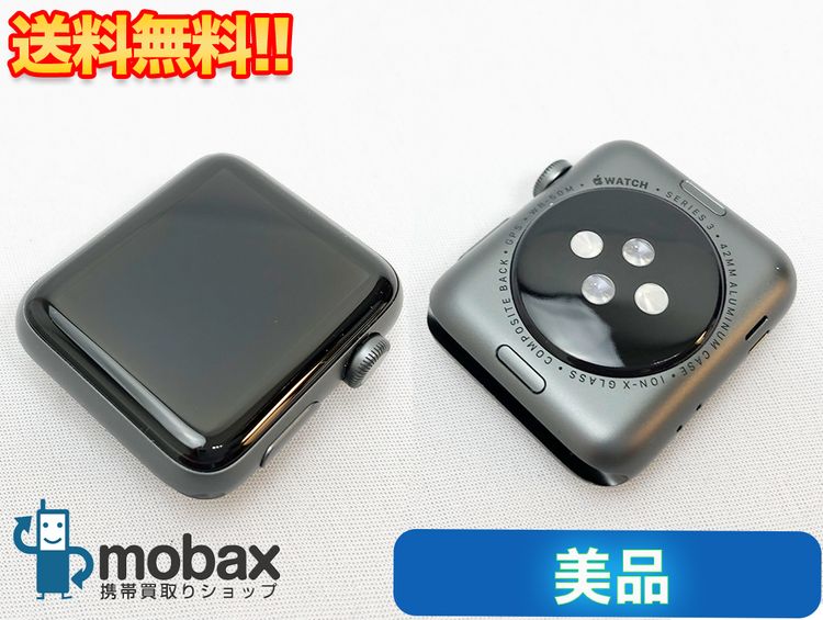 ムスビー｜【バッテリー100％】 Apple Watch Series3 42mm GPS MTF32J 