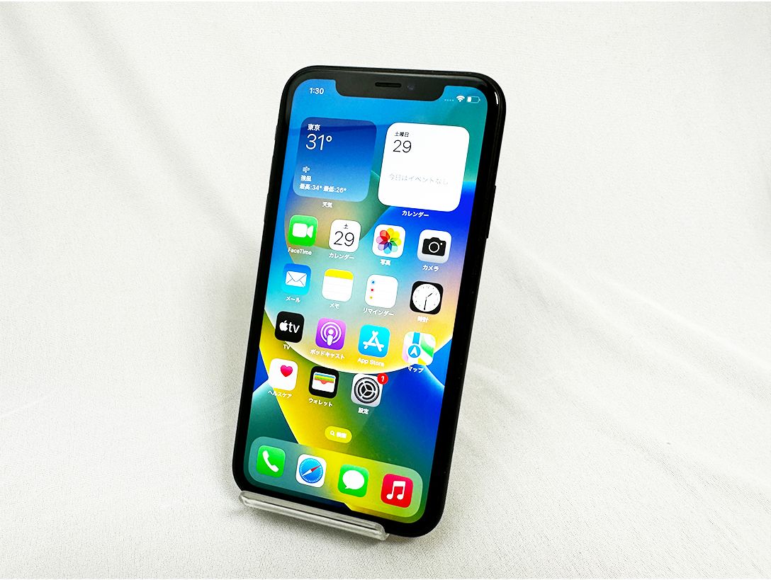 ムスビー｜【送料無料/98％】 SIMフリー iPhoneXR 64GB ブラック  