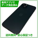�ڥХåƥ꡼82%��iPhone��15Plus��512GB���֥�å���SIM�ե꡼