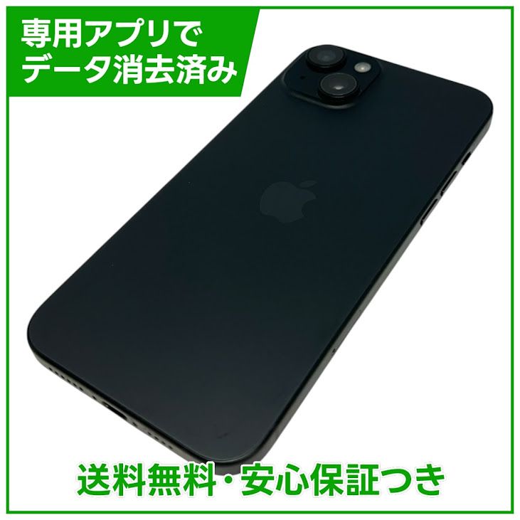 �ڥХåƥ꡼82%��iPhone��15Plus��512GB���֥�å���SIM�ե꡼