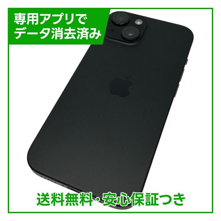 �ڥХåƥ꡼86%��iPhone��15��128GB���֥�å���SIM�ե꡼���ɥ�����