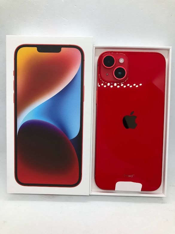 ムスビー｜iPhone14 Plus 256GB プロダクトレッド SIMフリー au版 未  