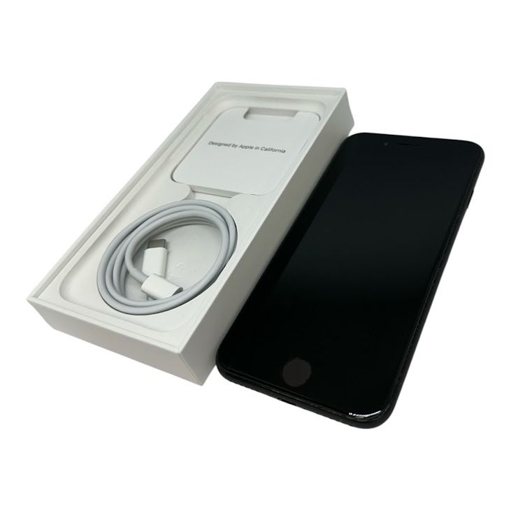 �ڥХåƥ꡼90%��iPhone��SE����2�����64GB���֥�å���SIM�ե꡼��au��