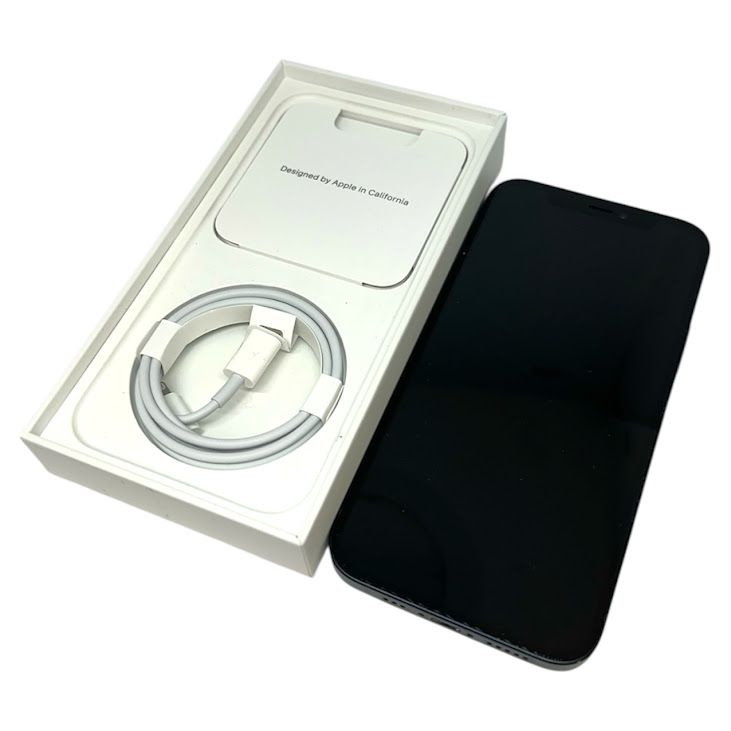 �ڥХåƥ꡼79%��iPhone��12��64GB���֥�å���SIM�ե꡼��Y��Х�����