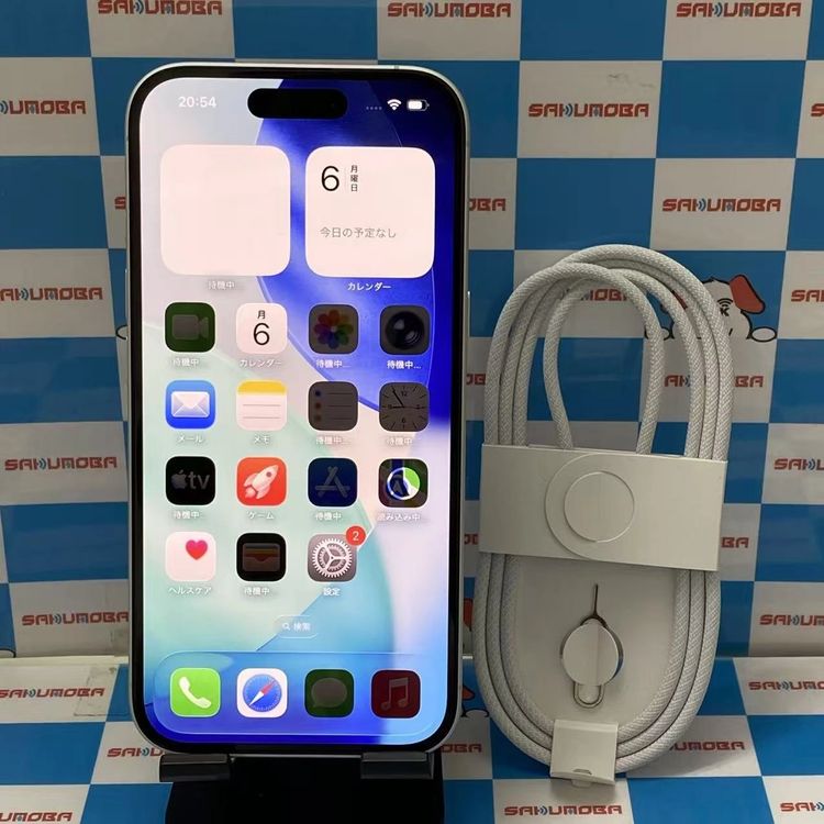 iPhone16 128GB �ۥ磻�� MYDR3J/A SoftBank��SIM�ե꡼ ����̤����