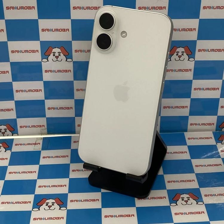 ¨��ȯ����iPhone16 128GB �ۥ磻�� MYDR3J/A AU��SIM�ե꡼�������