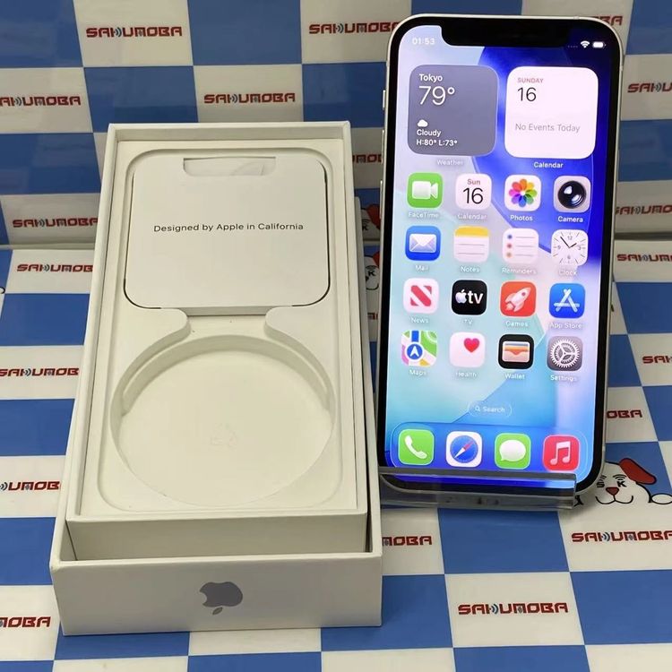 ¨��ȯ����iPhone12 mini 64GB �ۥ磻�� MGA63J/A AU��SIM�ե꡼ ����