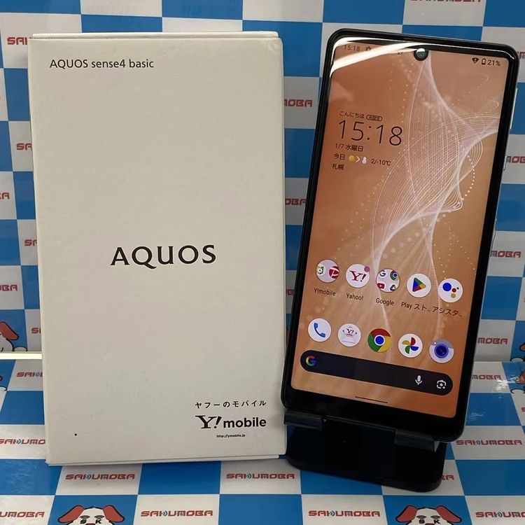 AQUOS sense4 basic 64GB ����С� A003SH Y!mobile��SIM�ե�