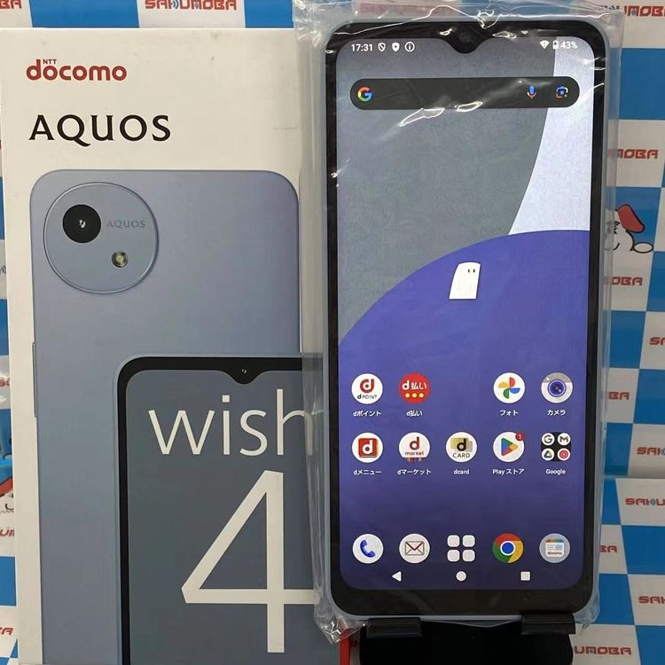 AQUOS wish4 4GB/64GB ֥롼 SH-52E docomoSIMե꡼ ̤