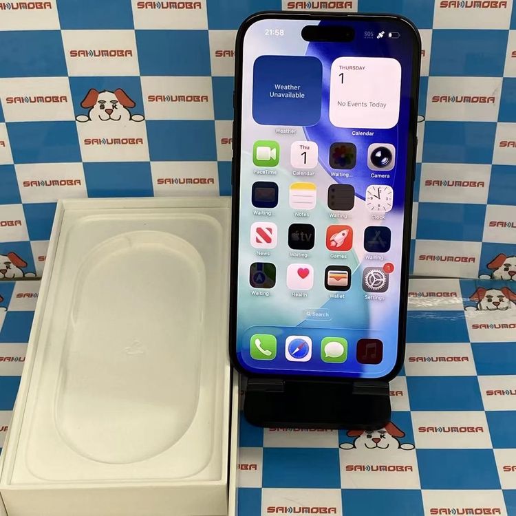 ¨��ȯ����iPhone16 256GB �֥�å� MYDW3J/A AU��SIM�ե꡼