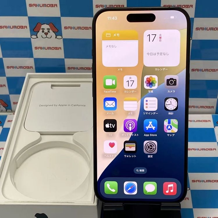 ¨��ȯ����iPhone15 Pro 128GB �֥�å������˥��� MTU73J/A SIM�ե꡼