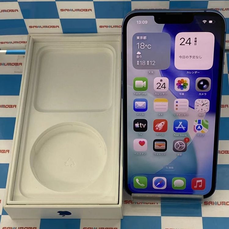 ¨��ȯ����iPhone13 128GB �֥롼 MLNG3J/A docomo��SIM�ե꡼