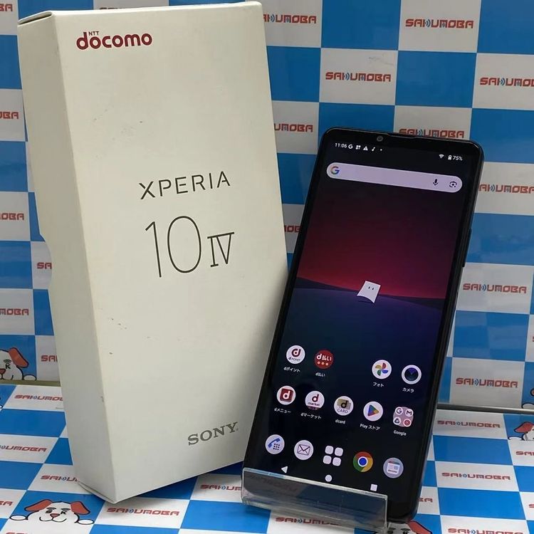 ¨��ȯ����Xperia 10 IV 128GB �֥�å� SO-52C docomo��SIM�ե꡼
