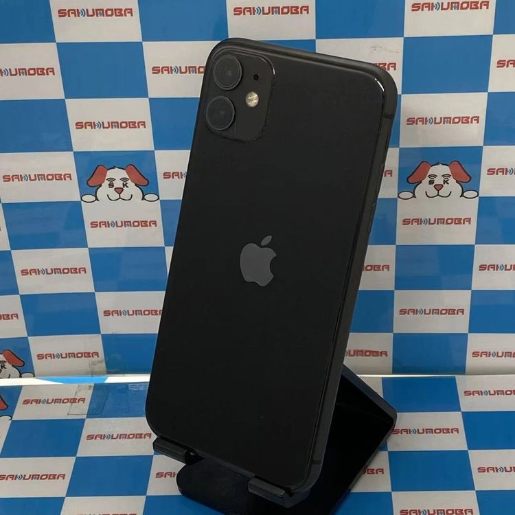 ¨��ȯ����iPhone11 64GB �֥�å� MWLT2J/A AU��SIM�ե꡼