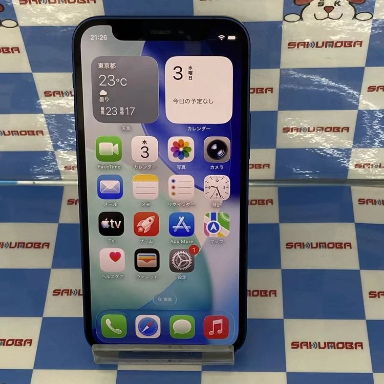 ¨��ȯ����iPhone12 mini 64GB �֥롼 MGAP3J/A docomo��SIM�ե꡼