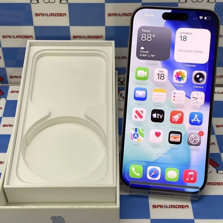 iPhone15 Pro 128GB �ۥ磻�ȥ����˥��� MTU83J/A docomo��SIM�ե�