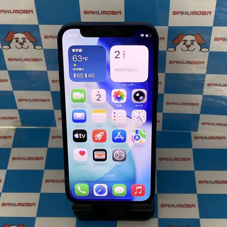 ¨��ȯ����iPhone12 mini 64GB �֥롼 MGAP3J/A AU��SIM�ե꡼