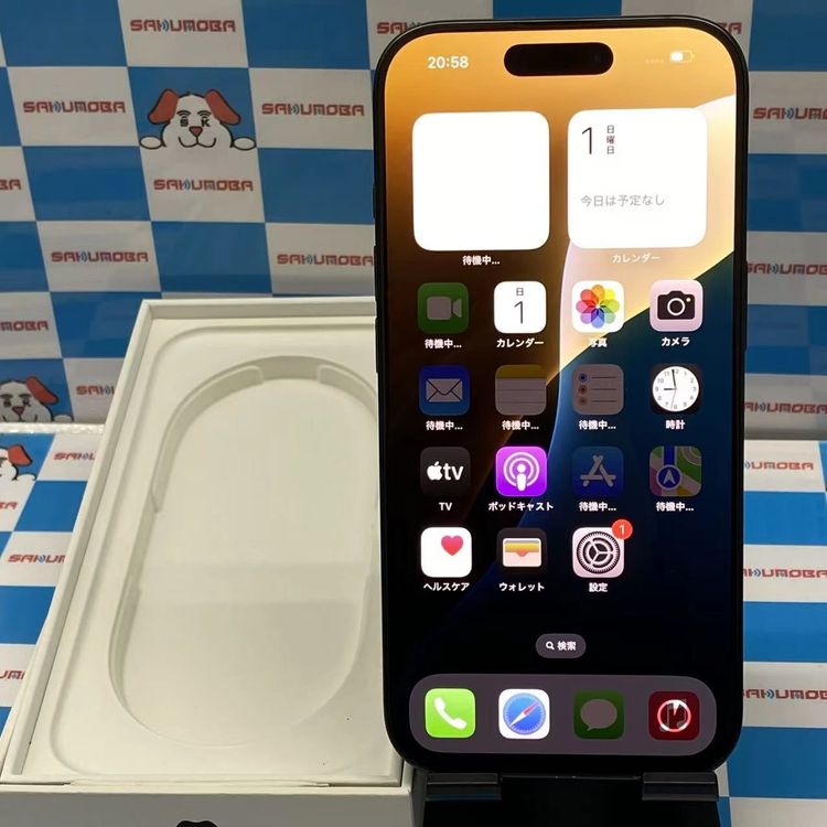 ¨��ȯ����iPhone16 Pro 512GB �֥�å������˥��� MYN43J/A SIM�ե꡼