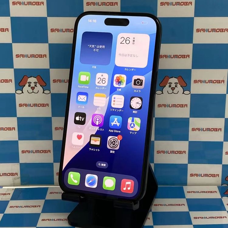 ¨��ȯ����iPhone15 256GB �֥�å� MTMN3J/A SIM�ե꡼����90��