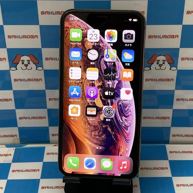 ¨��ȯ����iPhoneXS 256GB ������� MTE22J/A AU��SIM�ե꡼ �������