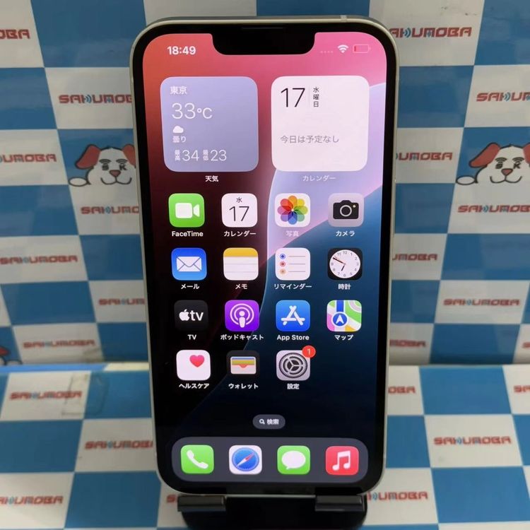 ¨ȯiPhone13 128GB 饤 MLND3J/A AUSIMե꡼