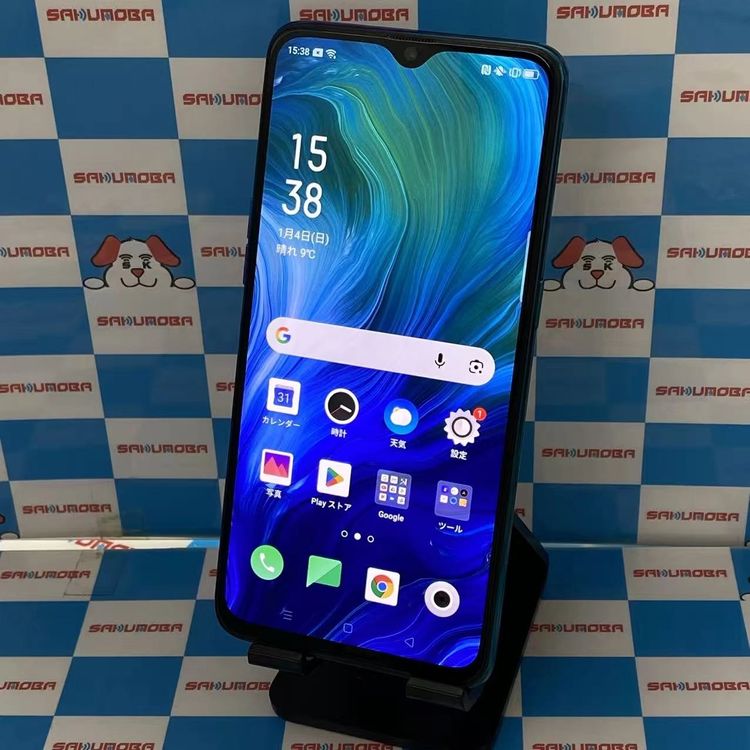 ¨��ȯ����OPPO Reno A 64GB �֥롼 CPH1983 SIM�ե꡼