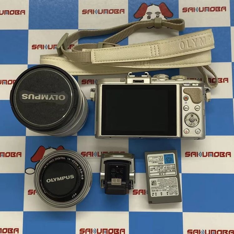 ¨��ȯ����OLYMPUS PEN E-PL8 EZ���֥륺���७�å� �ۥ磻��