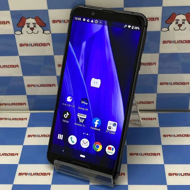 ¨��ȯ����AQUOS sense3 64GB ���졼 SH-02M docomo��SIM�ե꡼