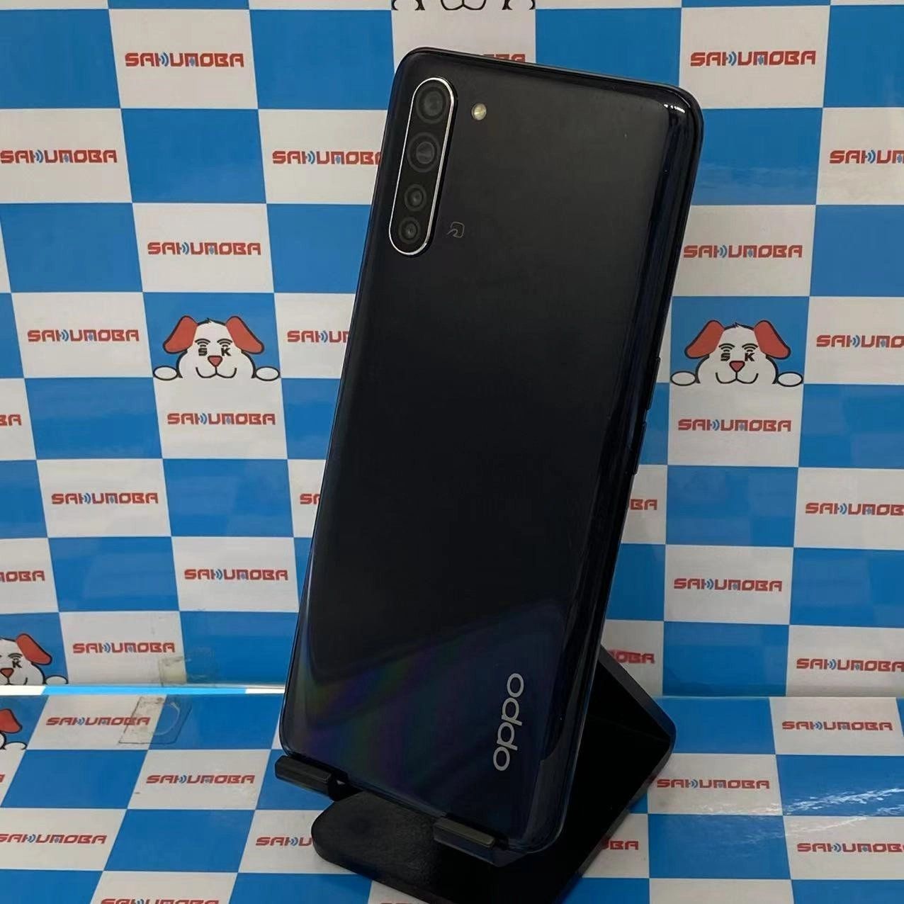 OPPO Reno3 A(ブラック/128GB)　中古美品 ムスビー｜OPPO Reno3 A 128GB ブラック A002OP Y!mobile版SIM