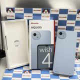 AQUOS wish4 4GB/64GB ブルー SH-52E docomo版SIMフリー 新品同様