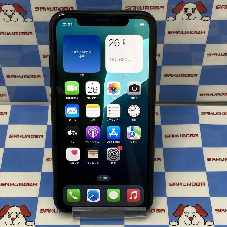 ¨��ȯ����iPhoneXR 64GB �֥�å� MT002J/A SoftBank��SIM�ե꡼